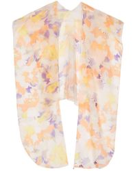 Patrizia Pepe - Floral-print scarf - Lyst