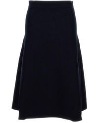 Max Mara - Flared Midi Skirt - Lyst
