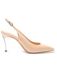 Casadei - Blade Minorca Slingback Pumps - Lyst