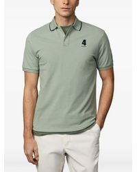 Hackett - Tipped-Trim Logo-Print Polo Shirt - Lyst