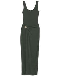 Nanushka - Nenet Scoop-Neck Ruched Maxi Dress - Lyst