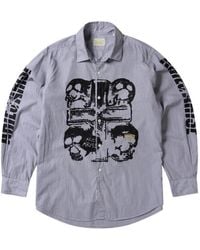 Aries - Graphic-Print Poplin Shirt - Lyst