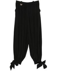 Chloé - Tie-Detail Trousers - Lyst