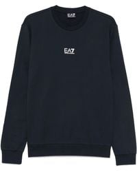 EA7 - Regular Logo Sweatshirt - Lyst