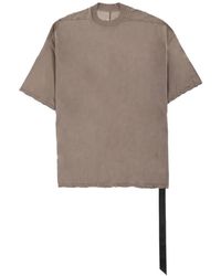 Rick Owens - Short-Sleeve Raw-Hem T-Shirt - Lyst