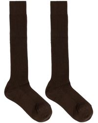 Max Mara - Ribbed Cashmere Socks - Lyst