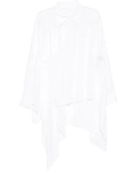 Yohji Yamamoto - Asymmetric Wrap Shirt - Lyst