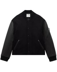 Courreges - Baseball Teddy Bomber Jacket - Lyst