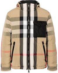 Burberry - Neutral Rutland Reversible Padded Jacket - Men's - Polyester/polyamide/duck Down/duck Feathers - Lyst