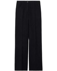 Claudie Pierlot - Pinstripe-Pattern Tailored Trousers - Lyst