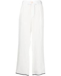 Jejia - Contrasting-Trim Detail Trousers - Lyst