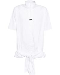 Bluemarble - Double-Layered Foldover Shirt - Lyst