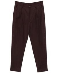 Eleventy - Pleated-Front Tailored Trousers - Lyst