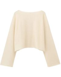 TAIGA TAKAHASHI - Bateau-Neck Cashmere Sweater - Lyst