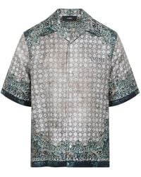 Amiri - Bowling Bandana Shirt - Lyst