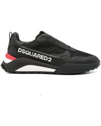 DSquared² - Logo-Print Panelled Sneakers - Lyst