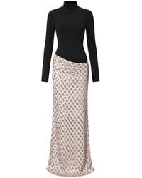 Nafsika Skourti - Astra Trophy Crystal-Embellished Maxi Dress - Lyst