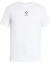 Lacoste - White Cotton-blend T-shirt - Lyst