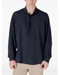 Antony Morato - Camicia Con Chiusura Nascosta - Lyst