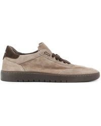 PIUMESTUDIO - Suede Lace-Up Sneakers - Lyst
