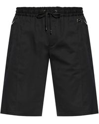 Dolce & Gabbana - Logo-Plaque Track Shorts - Lyst