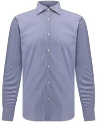 BOGGI - Regular-Fit Cotton Shirt - Lyst