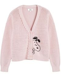 Chinti & Parker - Gehäkelter Snoopy Cardigan - Lyst