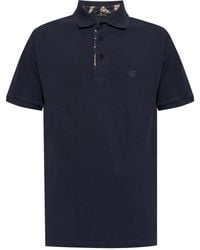 Etro - Logo-Embroidered Cotton Polo Shirt - Lyst