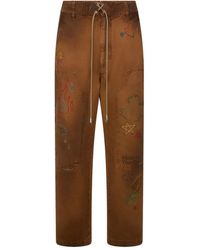 DSquared² - Scribbles Straight Broek - Lyst