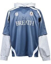 BREATH - Layered Hoodie - Lyst
