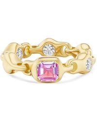 UNIFORM OBJECT - Ring Met Diamant En Saffier - Lyst