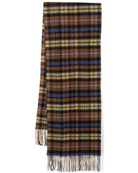 Adererror - Check-Print Wool Scarf - Lyst