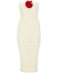LaRevêche - Mireya Floral-Embellishmnt Maxi Dress - Lyst