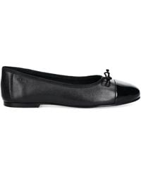 GANT - Cap-Toe Bow Ballet Flats - Lyst