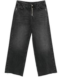 Patrizia Pepe - Washed Raw-Cut Jeans - Lyst