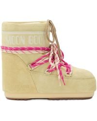 Moon Boot - Bottines En Daim À Lacets Icon - Lyst