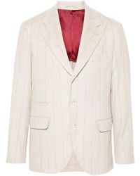 Brunello Cucinelli - Blazer A Righe - Lyst