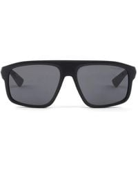 Prada - Linea Rossa Rectangle-Frame Sunglasses - Lyst