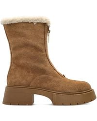 COACH - Bottines Cch85 Zippées À Peau Lainée - Lyst