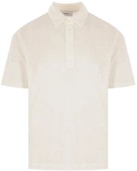 Lardini - Linen Polo Shirt - Lyst