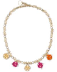 Marni - Flower-motif Charm Necklace - Lyst