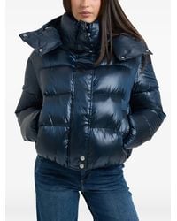Patrizia Pepe - Quilted Hooded Puffer Jacket - Lyst