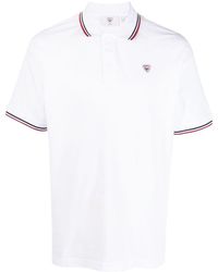 Rossignol - Logo-patch Cotton Polo Shirt - Lyst