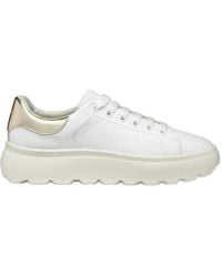 Geox - Spherica Ec4.1 Lace-Up Leather Sneakers - Lyst