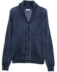 Jacob Cohen - Striped Ribbed-Knit Cardigan - Lyst