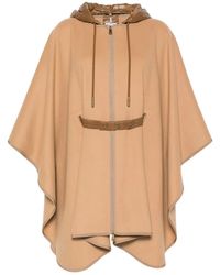 Moncler - Belted Hooded Cape - Lyst