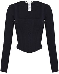 Dion Lee - Long-sleeve Corset Top - Lyst