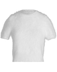 Maison Margiela - Brushed Ribbed T-Shirt - Lyst