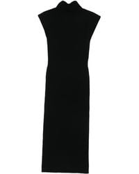 Alberta Ferretti - Robe Sans Manches À Coupe Mi-Longue - Lyst