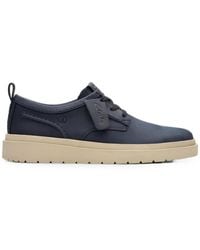 Clarks - Polden Lace Lace-Up Leather Sneakers - Lyst